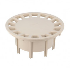 Grate 180 for course siphon: 200x200, sand colour