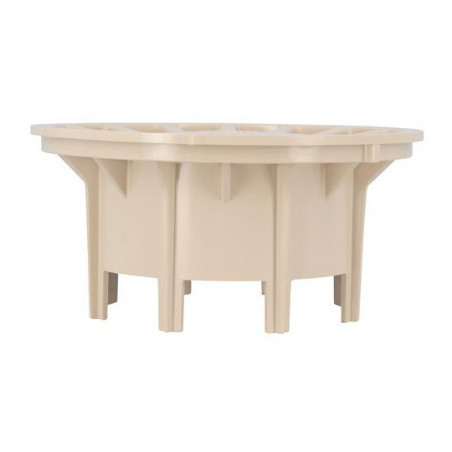 Griglia 180 Per Scarico Di Cantiere: 200X200, Colore Sabbia, NICOLL, GRSC089S