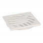 Griglia quadrata in PVC bianco 100x100mm per sifone SIH Griglia quadrata in PVC bianco 100x100mm per sifone SIH