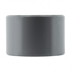 Réduction incorporée PVC mâle 50 mm, femelle 40 mm