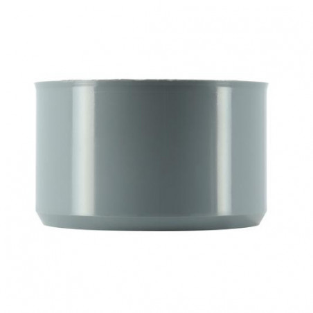 Riduzione incorporata PVC maschio 63mm, femmina 40mm.