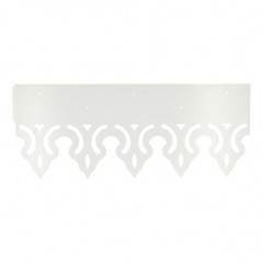 Mantovana 200 x 500 mm, bianco a unità