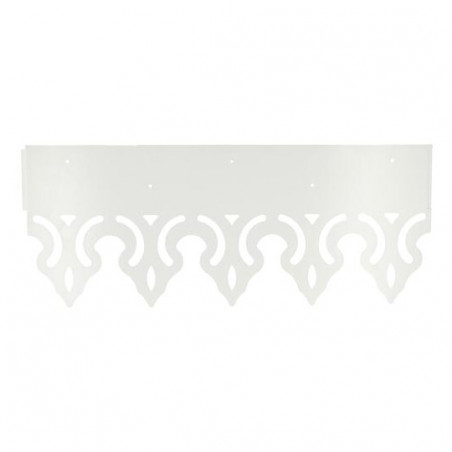 Lambrequin 200 x 500 mm, wit per stuk