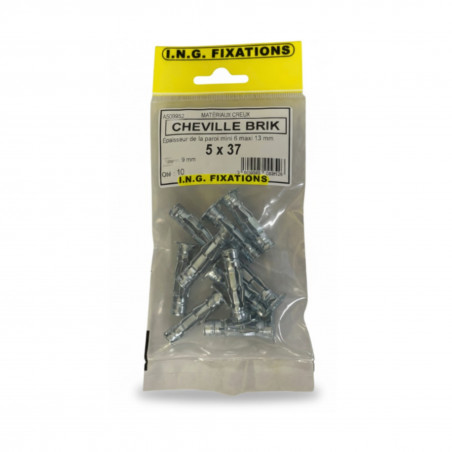 Bare wall plug 5 x 37, 10 pieces