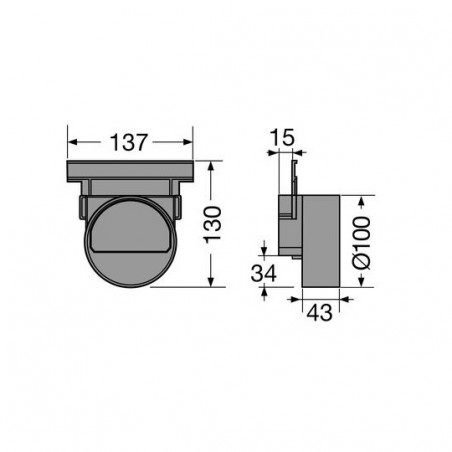 Fond et naissance pour caniveau haut NICOLL NAT177 - Image 5/5