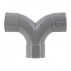 Double elbow 87°30 FF : 40