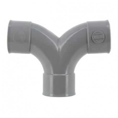 Double elbow 87°30 FF : 40