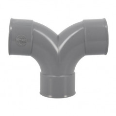 Double elbow 87°30 FF : 50