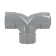 Double elbow 87°30 FF : 100