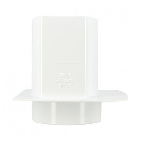 Pied de chute ovation TD107 Blanc 105x76 NICOLL PCU107B - Image 4/4