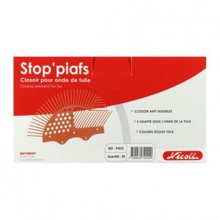 Stop Piafs, Scatola Da 50 Pezzi, NICOLL, PIAF2
