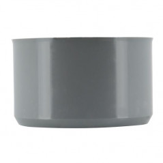 Verloopstuk ingebouwd PVC M/M 80 mm, F/F 32 mm.