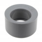 Réduction incorporée PVC mâle 80 mm, femelle 50 mm.