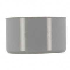 Réduction incorporée mâle 80 mm, femelle 63 mm.