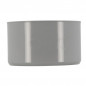 Integrated reducer male 80 mm, female 63 mm.