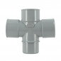 Cross PVC 87° 30 (90°) Male/Female - 40