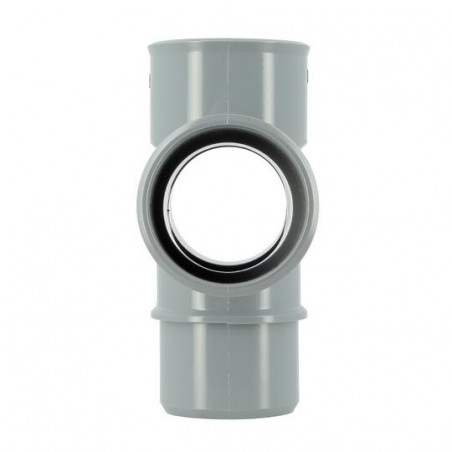 Pvc Kruis 87 Graden 30 (90 Graden) Mannelijk/Vrouwelijk, 40, NICOLL, RH18