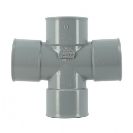 Croix PVC 87 degré 30 (90 degré) Femelle/Femelle, 40