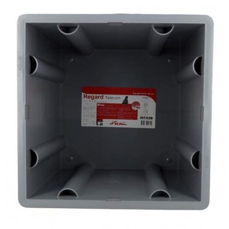 Tapa De Alcantarilla De Pvc Para Telecomunicaciones: 30X30X30, NICOLL, RITX2B