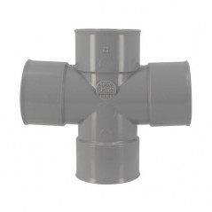 Cross PVC 87° 30 (90°) Female/Female - 50