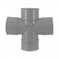 Cross PVC 87° 30 (90°) Female/Female - 50
