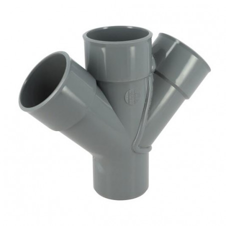 Croix PVC 45 degré MF 63