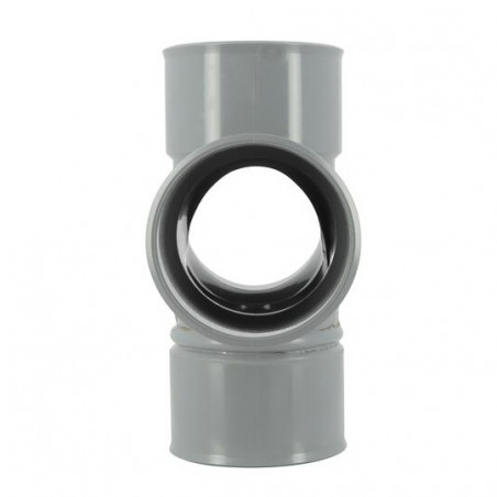 Croce Pvc 87° 30 (90°) Femmina/Femmina - 63, NICOLL, RL188