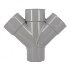 PVC-Kreuz 45° MF: 75