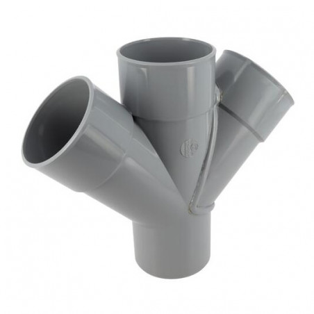 Croce Pvc 45° Mf: 80, NICOLL, RR14