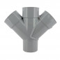 PVC-Kreuz 45° MF: 80