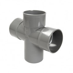 PVC-Kreuz 87° 30 (90°) Männlich/weiblich - 80