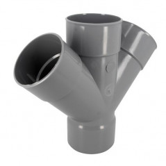 Croce PVC 45° FF: 100