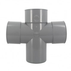 PVC-Kreuz 87° 30 (90°) Männlich/weiblich - 100