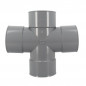Cross PVC 87° 30 (90°) Female/Female - 100