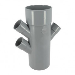 Triplo Parallelo A 45°: 100/40/40/40, NICOLL, RT742S