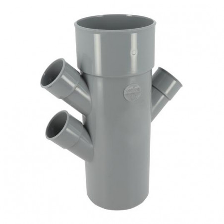 Triplo Parallelo A 45°: 100/40/40/40, NICOLL, RT742S