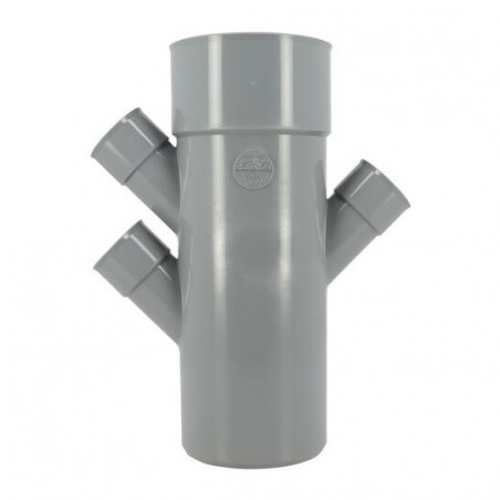 Culotte triple parallèle à 45 degré 100/40/40/40 NICOLL RT742S - Image 3/4