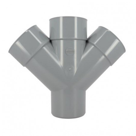 Pvc-Kreuz 45° Mf: 110, NICOLL, RV14