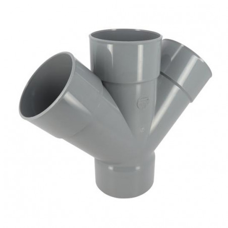 Croce PVC 45° FF: 110