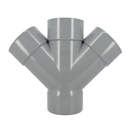 Cross Pvc 45° Ff : 110, NICOLL, RV144