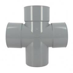 PVC kruis 87 graden 30 (90 graden) Mannelijk/vrouwelijk, 110