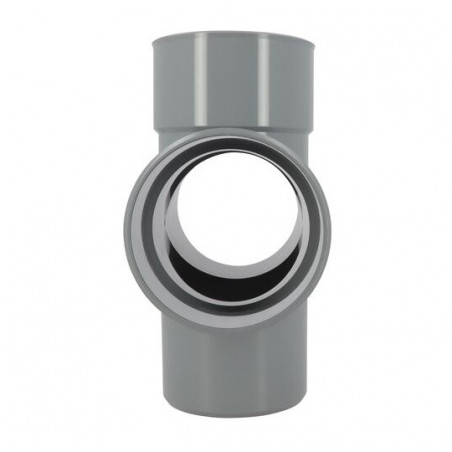 Cross Pvc 87° 30 (90°) Male/Female - 110, NICOLL, RV18