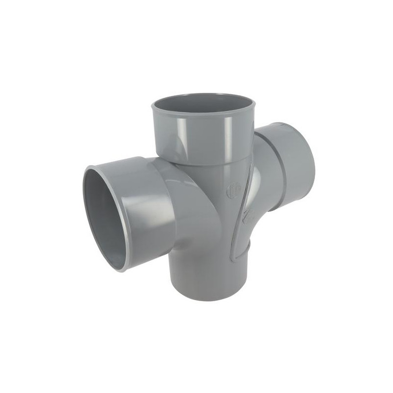 PVC kruis 87 graden 30 (90 graden) Mannelijk/vrouwelijk, 125