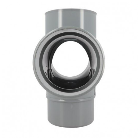 Croce Pvc 87° 30 (90°) Maschio/Femmina - 125, NICOLL, RX18