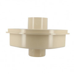 Corner balcony drain, diameter 80mm, sand