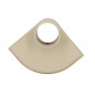 Corner balcony drain, diameter 80mm, sand Corner balcony drain, diameter 80mm, sand