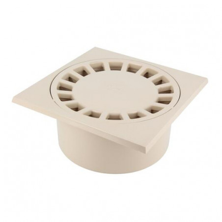 Siphon de cour à emboîture incorporée verticale M80 F90, sable NICOLL SC089S - Image 1/5