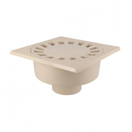 Yard Drain With Vertical Socket : M100 - F90/100 Sand, NICOLL, SC1009S