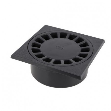 Yard Drain With Vertical Socket: M50-F40/63, Dark Grey, NICOLL, SC456