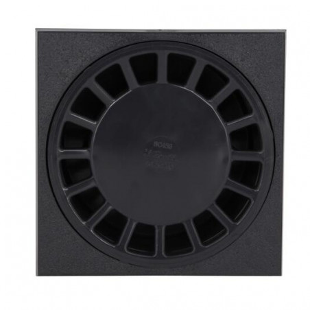 Yard Drain With Vertical Socket: M50-F40/63, Dark Grey, NICOLL, SC456